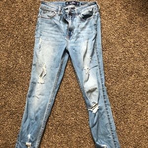 hollister high waisted jeans